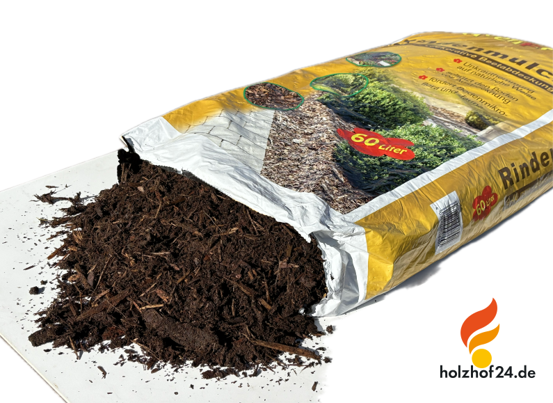 Rindenmulch Garten Flora 00-40 mm, 60 L Sack – Bild 2