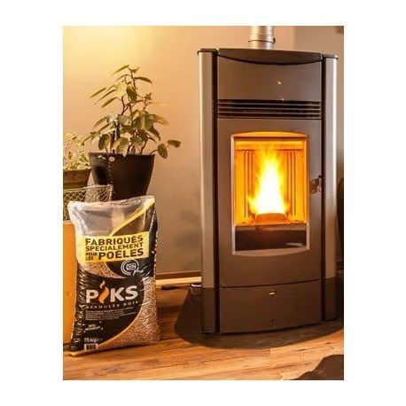 PIKS-Granulat – Palette mit 66 Säcken (990 kg), zertifiziert (Din Plus) – Bild 3